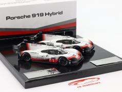 2-Car Set Porsche 919 Hybrid Evo #1 enregistrements genoux Nürburgring / Spa 2018 1:43 Ixo