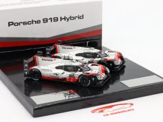 2-Car Set Porsche 919 Hybrid #1 #2 ganador 24h LeMans 2017 1:43 Ixo