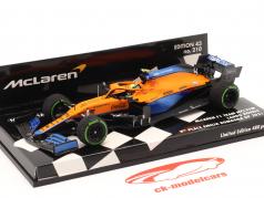 L. Norris McLaren MCL35M #4 3rd Emilia-Romagna GP Formel 1 2021 1:43 Minichamps