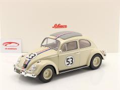 Volkswagen VW Escarabajo #53 Herbie crema blanco 1:12 Schuco