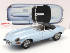 Jaguar E-Type 敞篷车 建设年份 1962 浅蓝色 金属的 1:12 Norev