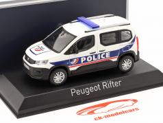 Peugeot Rifter Police Nationale 2019 белый / синий 1:43 Norev