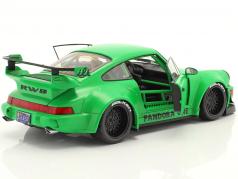 Porsche 911 (964) RWB Rauh-Welt Pandora One bouwjaar 2011 groente 1:18 Solido