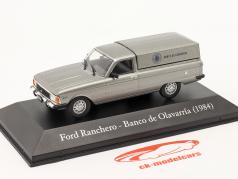 Ford Ranchero Banco de Olavarria 1984 Gris Argenté métallique 1:43 Hachette