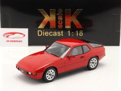 Porsche 924 建設年 1985 赤 1:18 KK-Scale