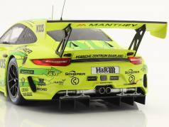 Porsche 911 GT3 R #911 vencedora 24h Nürburgring 2021 Manthey Grello 1:18 Ixo