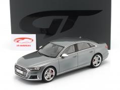 Audi A8 S8 year 2020 Daytona grey 1:18 GT-Spirit