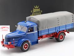Krupp Titan SWL 80 camion pianale Insieme a Piani Anno di costruzione 1950-54 blu 1:18 Road Kings