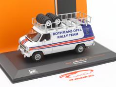 Chevrolet G-Series furgone Rallye Assistance Rothmans Opel Rally Team 1983 1:43 Ixo