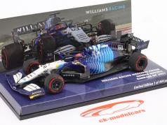 George Russell Williams FW43B #63 Bahrein GP formule 1 2021 1:43 Minichamps