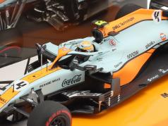 Lando Norris McLaren MCL35M #4 3º Monaco GP Fórmula 1 2021 1:43 Minichamps