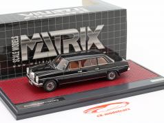 Mercedes-Benz V114 Largo Año de construcción 1969 negro 1:43 Matrix