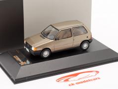 Fiat Uno År 1983 lysebrune 1:43 Premium X