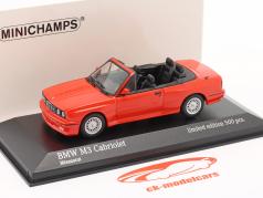 BMW M3 (E30) コンバーチブル 建設年 1988 ミサノレッド 1:43 Minichamps