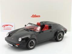 Porsche 911 Speedster Año de construcción 1989 negro 1:12 Schuco