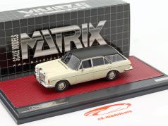 Mercedes-Benz W108 Crayford Estate 1970 fløde hvid / sort 1:43 Matrix