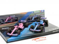 2-Car Set Fernando Alonso #14 Baréin & Australia GP fórmula 1 2022 1:43 Minichamps
