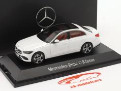 Mercedes-Benz clase C (W206) Año de construcción 2021 blanco opalita brillante 1:43 Herpa
