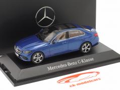 Mercedes-Benz Cクラス (W206) 建設年 2021 スペクトルブルー 1:43 Herpa