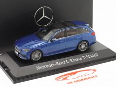 Mercedes-Benz C级 T型 AMG Line (S206) 2021 光谱蓝 1:43 Herpa