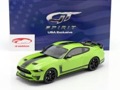 Ford Mustang R-Spec RHD 2020 grøn / sort 1:18 GT-Spirit