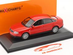 Audi A6 C5 Byggeår 1997 rød 1:43 Minichamps