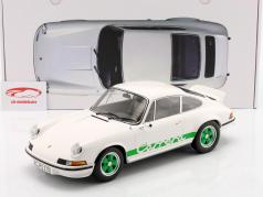 Porsche 911 Carrera RS 2.7 Année de construction 1973 blanc / vert 1:12 Norev