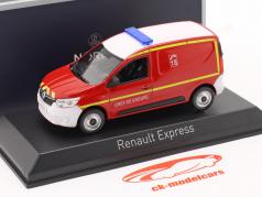 Renault Express pompiers Chef de Groupe Année de construction 2021 rouge / jaune 1:43 Norev