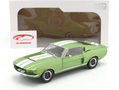 Ford Mustang Shelby GT500 Año de construcción 1967 verde lima / Blanco 1:18 Solido