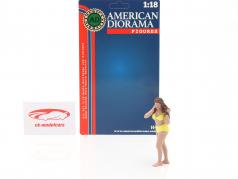 de praia Garotas Amy figura 1:18 American Diorama