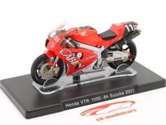 V. Rossi Honda VTR 1000 #11 winnaar 8h Suzuka MotoGP Wereldkampioen 2001 1:18 Altaya