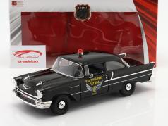 Chevrolet 150 Sedan Ohio State Highway Patrol 1957 黒 1:18 Highway61