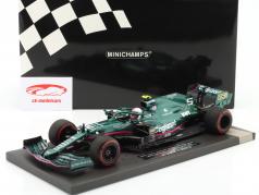 S. Vettel Aston Martin AMR21 #5 2nd Azerbaijan GP formula 1 2021 1:18 Minichamps