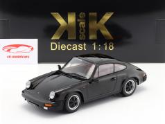 Porsche 911 SC Coupe 建设年份 1983 黑色的 1:18 KK-Scale