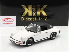 Porsche 911 SC Convertible year 1983 white 1:18 KK-Scale