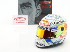 Max Verstappen #1 2° Austria GP formula 1 Campione del mondo 2022 casco 1:2 Schuberth