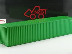 40 FT container marittimo verde 1:18 NZG