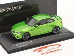 BMW M2 Coupe Год постройки 2016 Ява Грин металлический 1:43 Minichamps