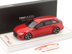 Audi RS 6 Avant (C8) Année de construction 2019 tango rouge 1:43 TrueScale