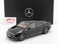 Mercedes-Benz EQS (V297) Год постройки 2022 черный обсидиан 1:18 NZG