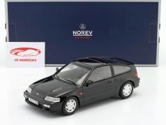 Honda CRX 建設年 1990 黒 1:18 Norev
