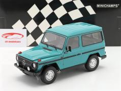 Mercedes-Benz G-Modell breve (W460) Anno di costruzione 1980 turchese 1:18 Minichamps