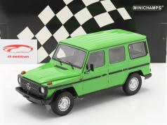 Mercedes-Benz G-Modell grandes (W460) Ano de construção 1980 verde 1:18 Minichamps