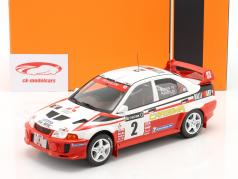 Mitsubishi Lancer RS Evolution V #2 ganador RAC Rally 1998 Burns, Reid Ixo 1:18