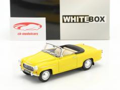Skoda Felicia Convertible Año de construcción 1959 amarillo 1:24 WhiteBox