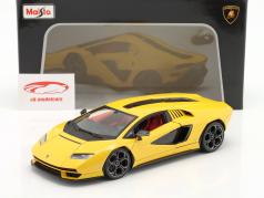 Lamborghini Countach LPI 800-4 Anno di costruzione 2022 giallo 1:18 Maisto
