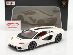 Lamborghini Countach LPI 800-4 Anno di costruzione 2022 Bianco 1:18 Maisto