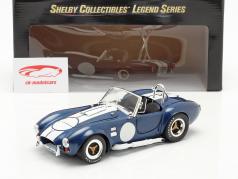 Shelby Cobra 427 S/C Año de construcción 1965 azul / Blanco 1:18 ShelbyCollectibles / 2da elección