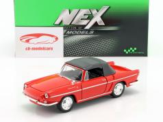 Renault Caravelle Closed Top 建設年 1959 赤 1:24 Welly