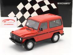 Mercedes-Benz G-Modell breve (W460) Anno di costruzione 1980 rosso 1:18 Minichamps